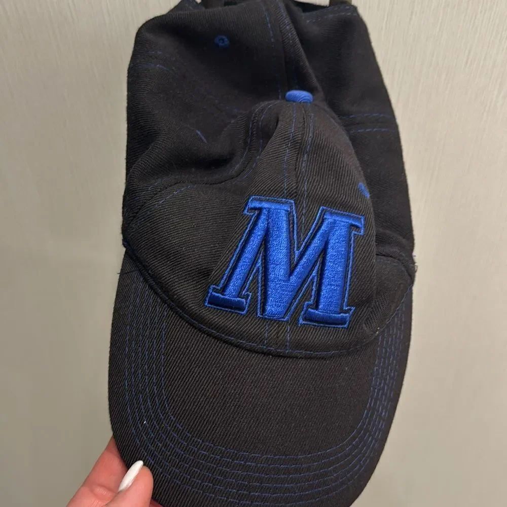 Black and Blue Cap